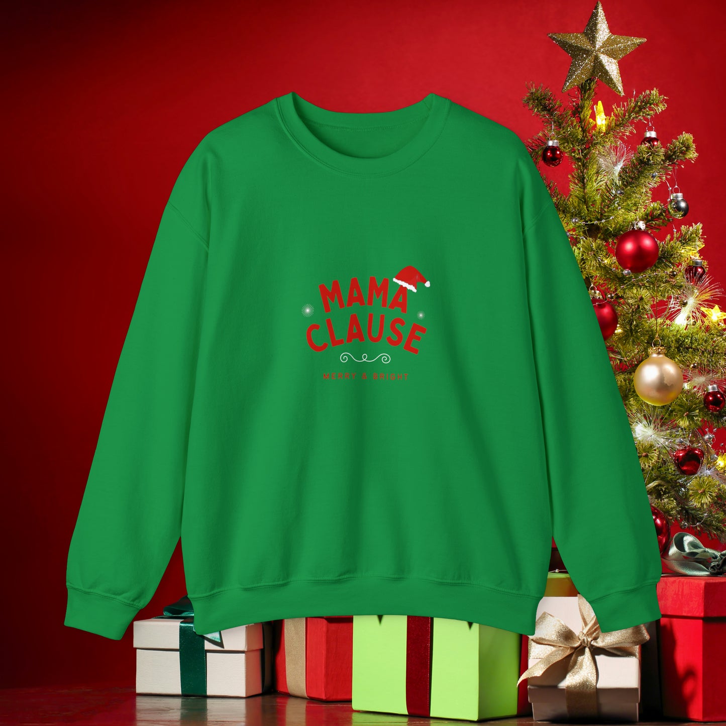 Mama Clause Unisex Heavy Blend™ Crewneck Sweatshirt