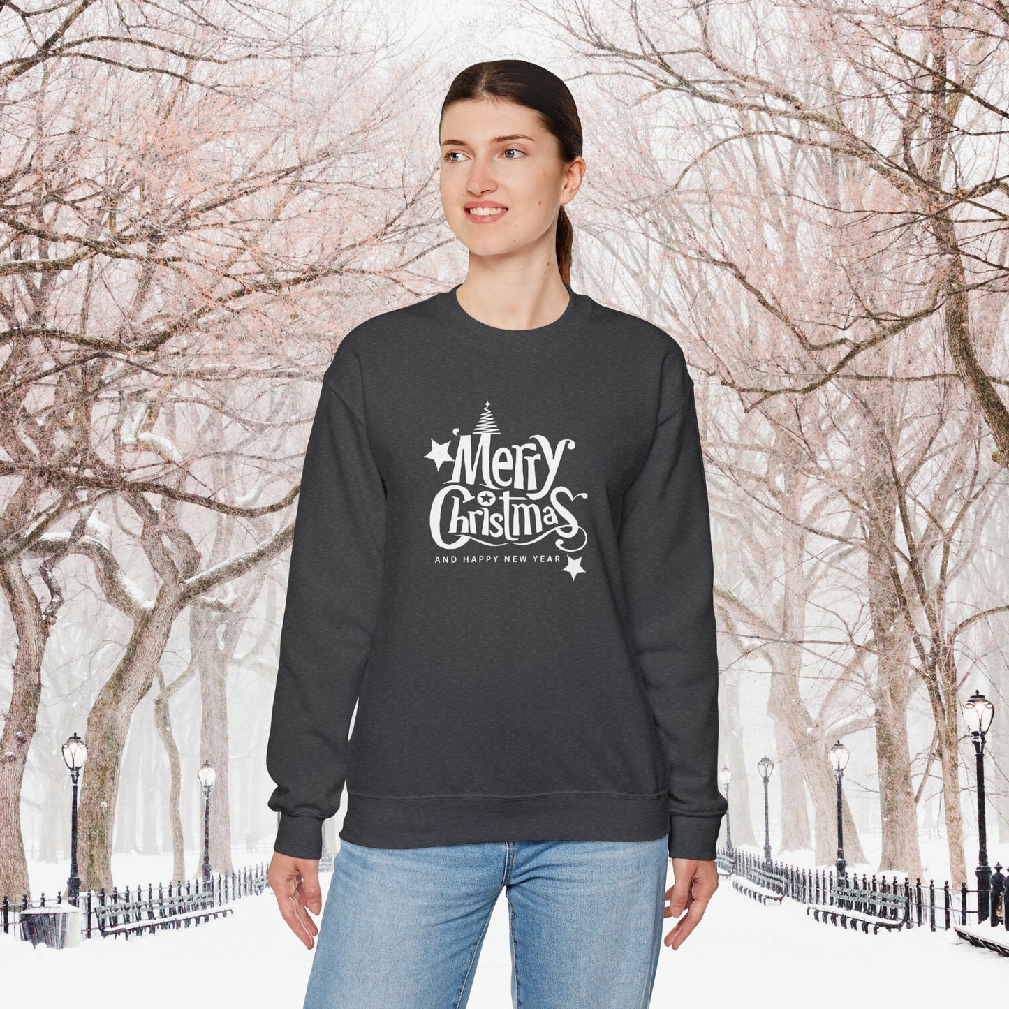 Merry Christmas Unisex Heavy Blend™ Crewneck Sweatshirt