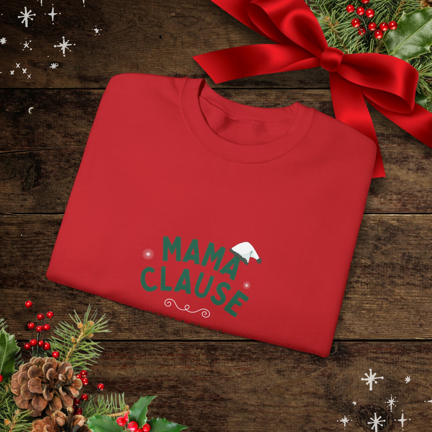 Mama Clause Unisex Heavy Blend™ Crewneck Sweatshirt