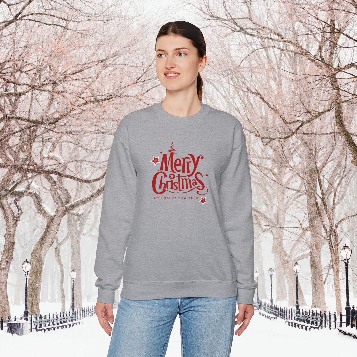 Merry Christmas Unisex Heavy Blend™ Crewneck Sweatshirt