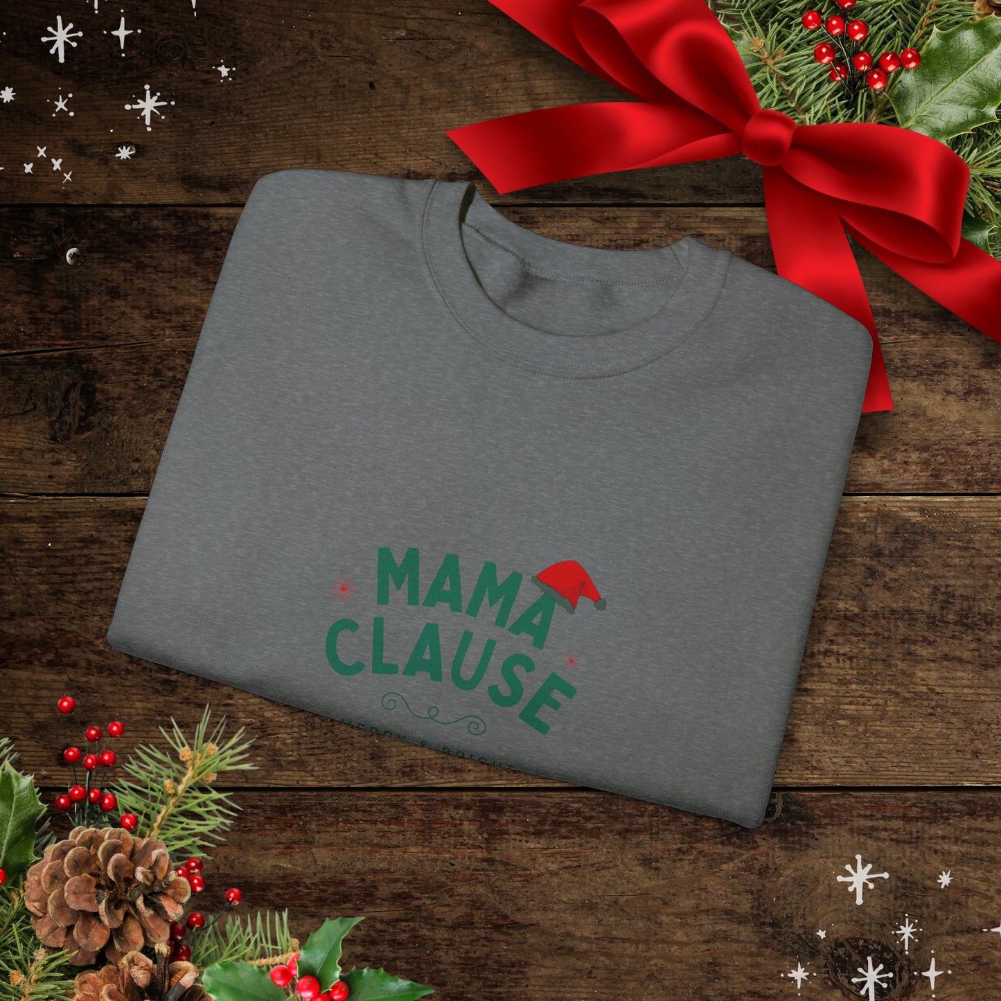 Mama Clause Unisex Heavy Blend™ Crewneck Sweatshirt