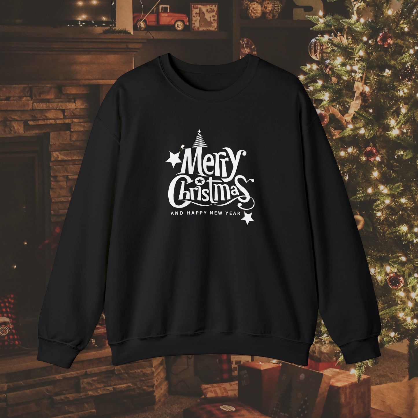 Merry Christmas Unisex Heavy Blend™ Crewneck Sweatshirt