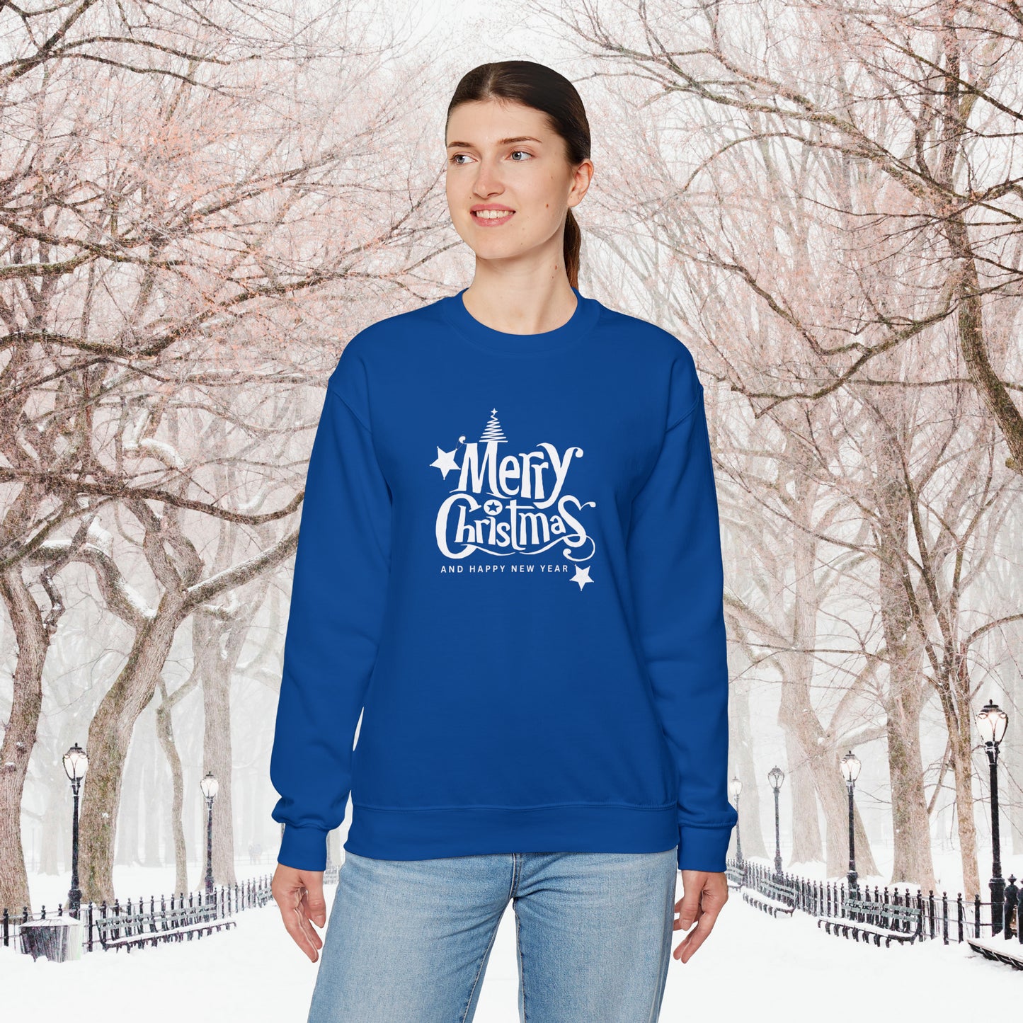 Merry Christmas Unisex Heavy Blend™ Crewneck Sweatshirt