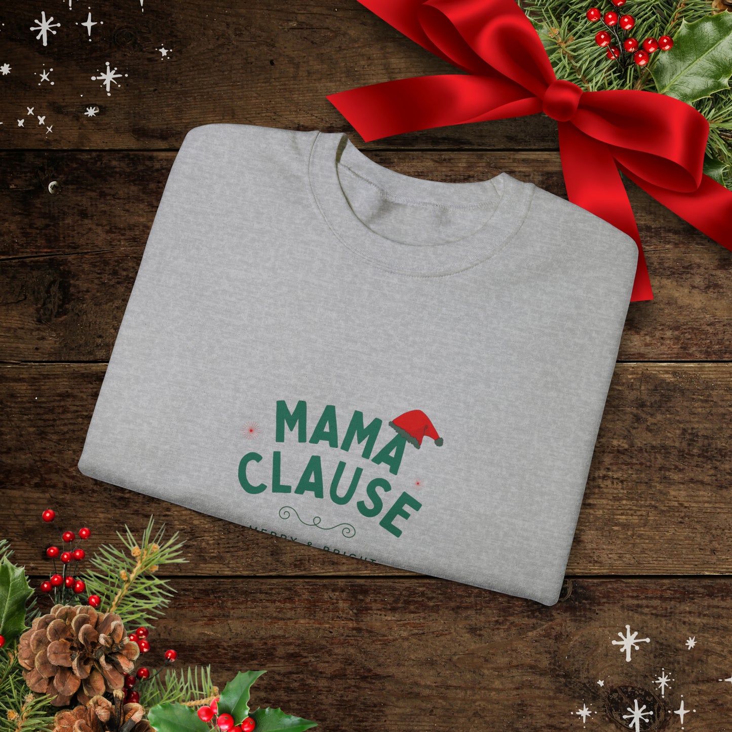 Mama Clause Unisex Heavy Blend™ Crewneck Sweatshirt