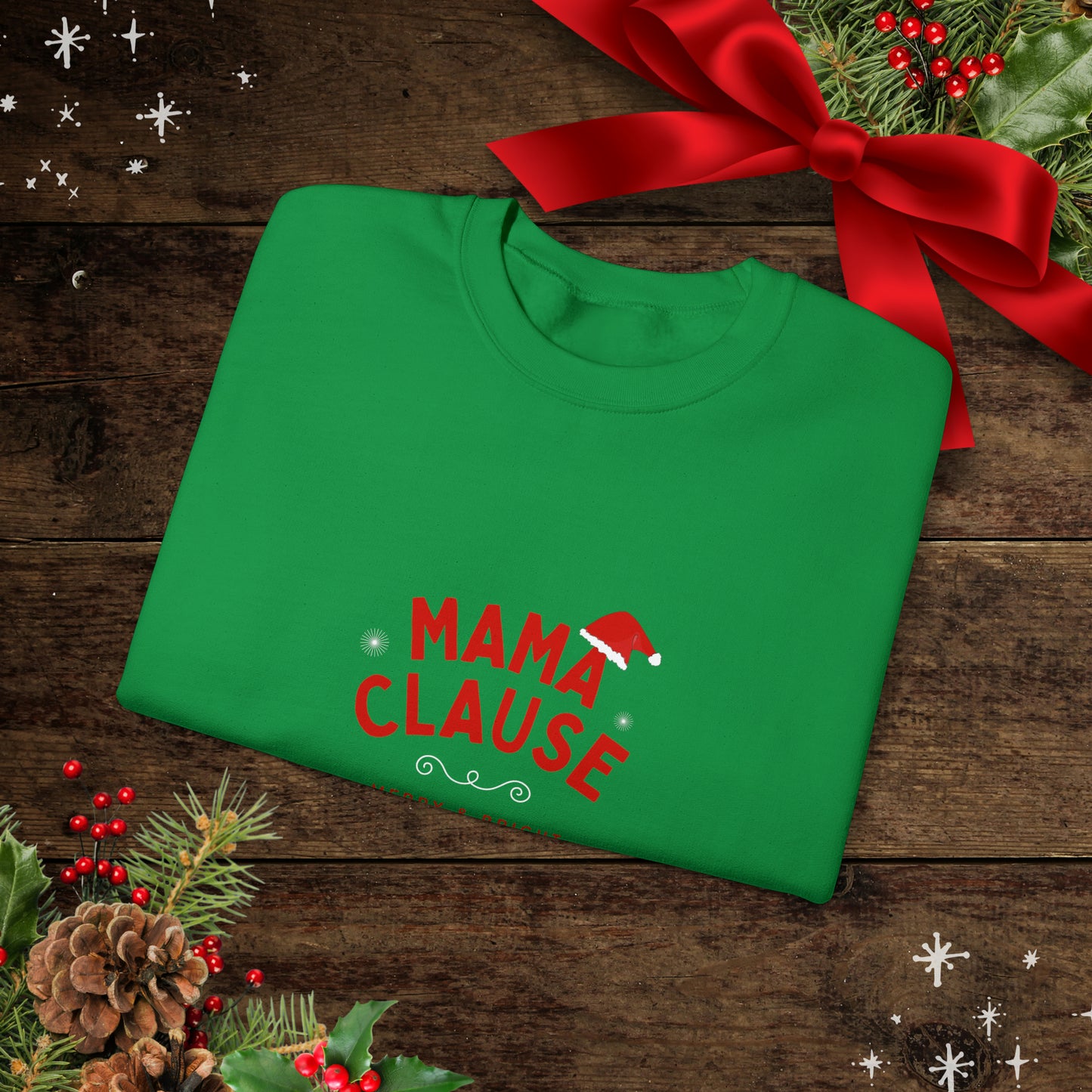 Mama Clause Unisex Heavy Blend™ Crewneck Sweatshirt