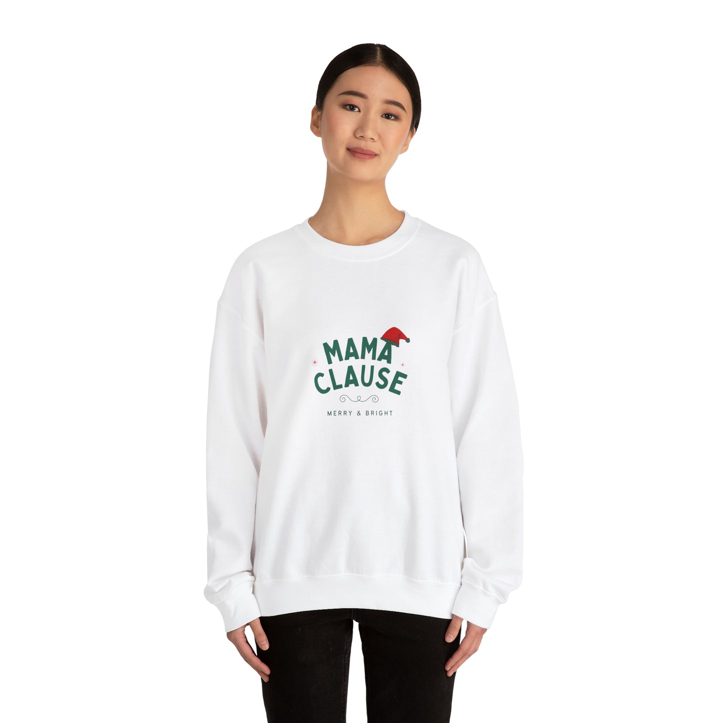 Mama Clause Unisex Heavy Blend™ Crewneck Sweatshirt