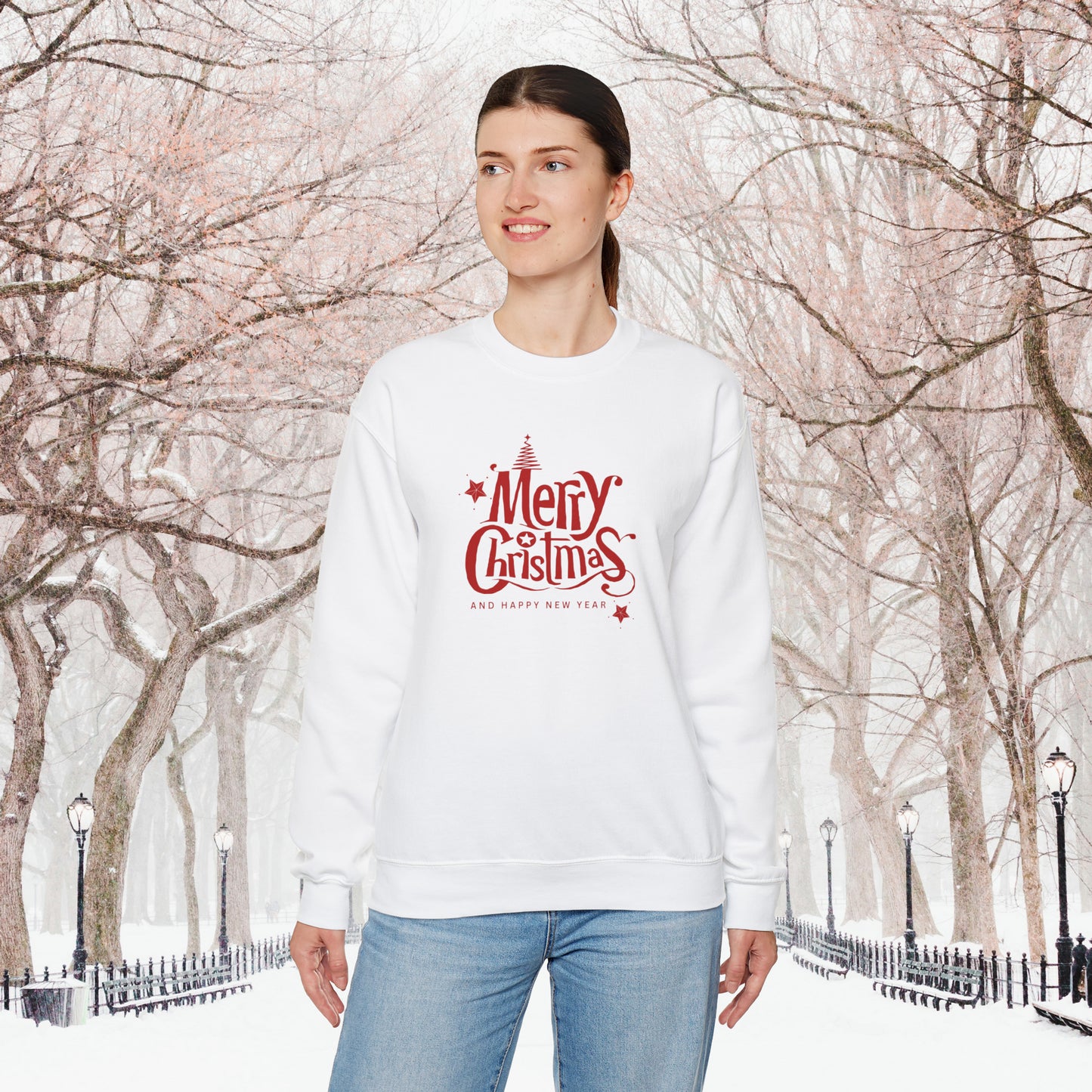 Merry Christmas Unisex Heavy Blend™ Crewneck Sweatshirt