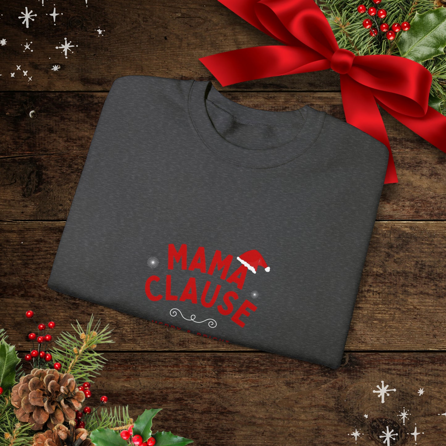 Mama Clause Unisex Heavy Blend™ Crewneck Sweatshirt