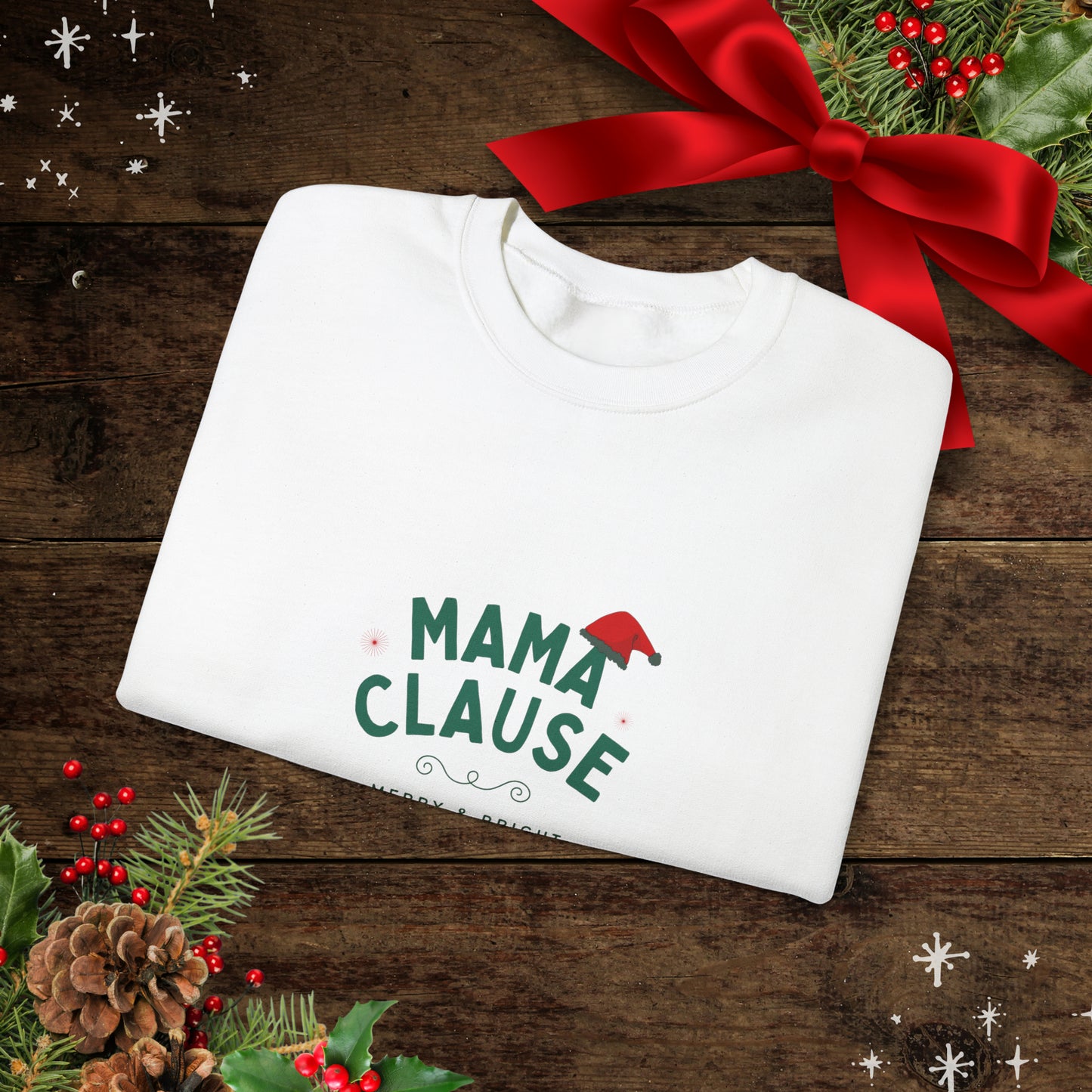 Mama Clause Unisex Heavy Blend™ Crewneck Sweatshirt