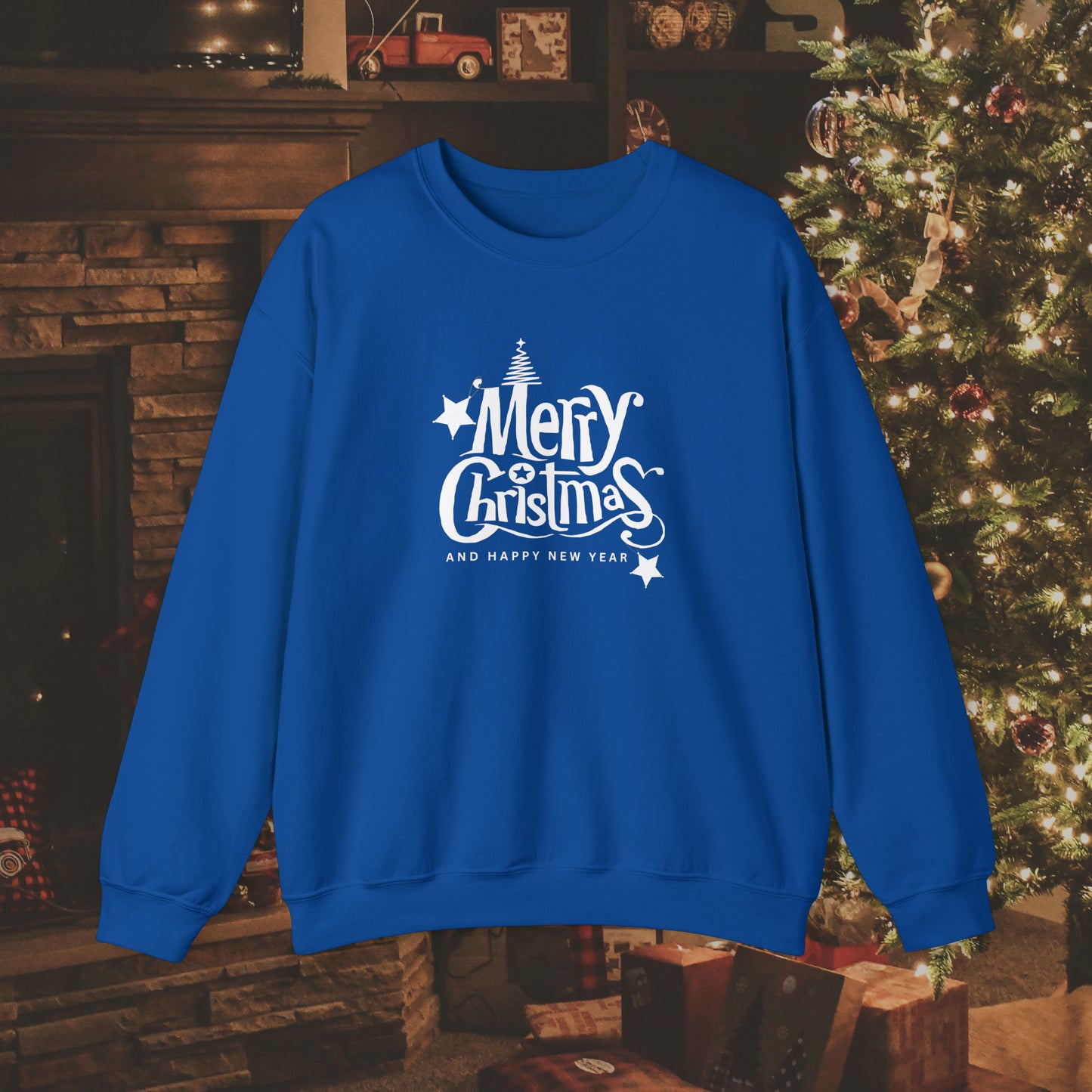 Merry Christmas Unisex Heavy Blend™ Crewneck Sweatshirt