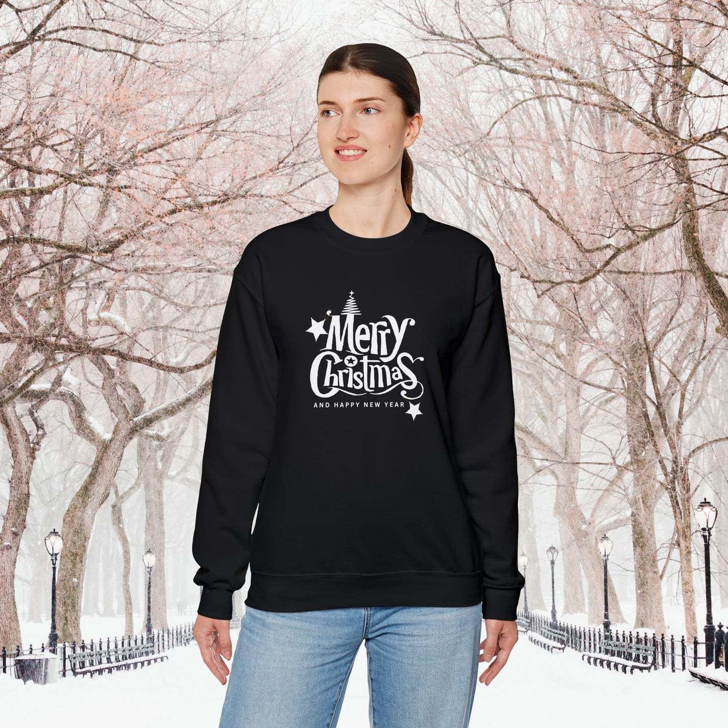 Merry Christmas Unisex Heavy Blend™ Crewneck Sweatshirt